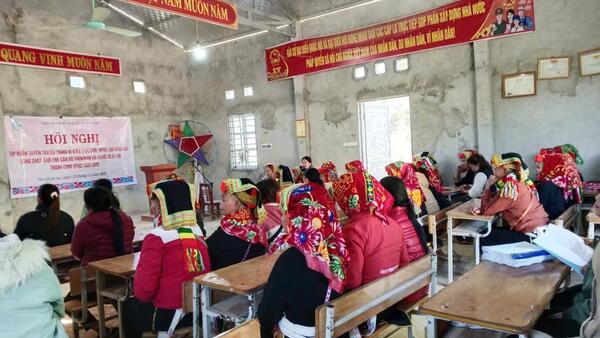 HỘI LIÊN HIỆP PHỤ NỮ XÃ TÂN TRI TĂNG CƯỜNG CÔNG TÁC TUYÊN TRUYỀN BÌNH ĐẲNG GIỚI TẠI CƠ SỞ