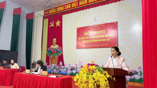 XÃ TÂN TRI TỔ CHỨC THÀNH CÔNG HỘI NGHỊ ĐỐI THOẠI TRỰC TIẾP GIỮA NGƯỜI ĐỨNG ĐẦU CẤP ỦY, CHÍNH QUYỀN VỚI NHÂN DÂN NĂM 2025