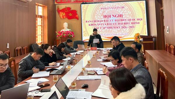 XÃ TÂN TRI TỔ CHỨC HỘI NGHỊ BAN CHỈ ĐẠO BẦU CỬ NHIỆM KỲ 2026 - 2031