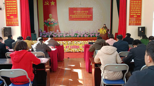 XÃ TÂN TRI TỔ CHỨC LẤY Ý KIẾN CỬ TRI NƠI CÔNG TÁC ĐỐI VỚI NGƯỜI ĐƯỢC GIỚI THIỆU ỨNG CỬ ĐẠI BIỂU HĐND XÃ