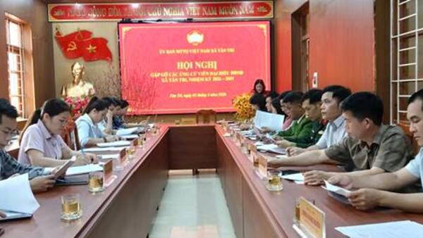 XÃ TÂN TRI TỔ CHỨC HỘI NGHỊ GẶP GỠ ỨNG CỬ VIÊN ĐẠI BIỂU HĐND XÃ NHIỆM KỲ 2026 - 2031