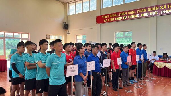 ĐOÀN TNCS HỒ CHÍ MINH XÃ TÂN TRI TỔ CHỨC THÀNH CÔNG GIẢI BÓNG CHUYỀN THANH NIÊN XÃ TÂN TRI NĂM 2026