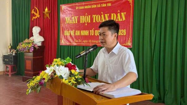 UBND XÃ TÂN TRI TỔ CHỨC “NGÀY HỘI TOÀN DÂN BẢO VỆ AN NINH TỔ QUỐC” NĂM 2026