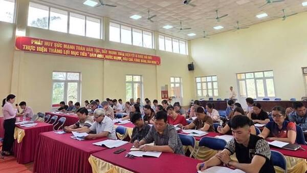 NGÂN HÀNG CHÍNH SÁCH XÃ HỘI BẮC SƠN TỔ CHỨC LỚP TẬP HUẤN VỀ CÔNG TÁC QUẢN LÝ VỐN TÍN DỤNG CHÍNH SÁCH XÃ HỘI TRÊN ĐỊA BÀN XÃ TÂN TRI