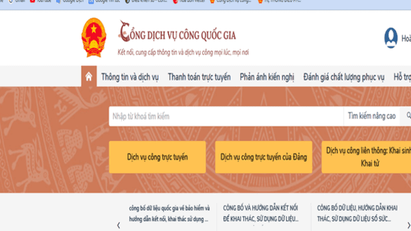 HƯỚNG DẪN NGƯỜI DÂN, DOANH NGHIỆP TÌM HIỂU TRÌNH TỰ THỰC HIỆN, THÀNH PHẦN HỒ SƠ THỰC HIỆN NỘP HỒ SƠ THỦ TỤC HÀNH CHÍNH TẠI TRUNG TÂM PHỤC VỤ HÀNH CHÍNH CÔNG XÃ/HỒ SƠ TRỰC TUYẾN