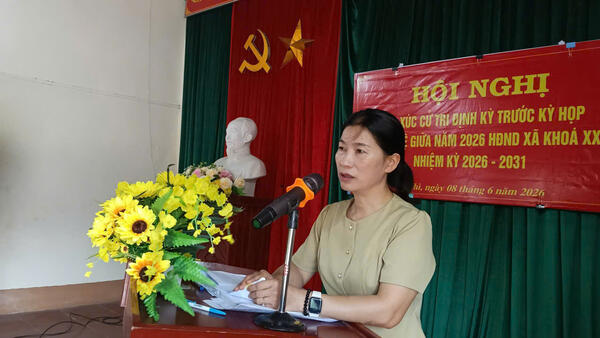 ĐẠI BIỂU HĐND XÃ TÂN TRI TIẾP XÚC CỬ TRI TRƯỚC KỲ HỌP THƯỜNG LỆ GIỮA NĂM 2026