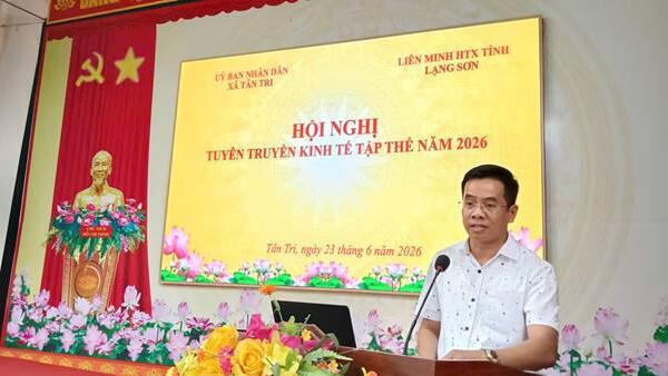 TÂN TRI TỔ CHỨC HỘI NGHỊ TUYÊN TRUYỀN KINH TẾ TẬP THỂ NĂM 2026